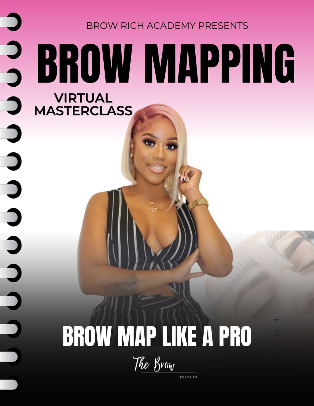 Brow Map Like A Pro - 1 ON 1 Zoom Class