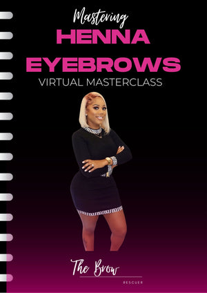 Mastering Henna Eyebrows - 1 ON 1 Zoom Class