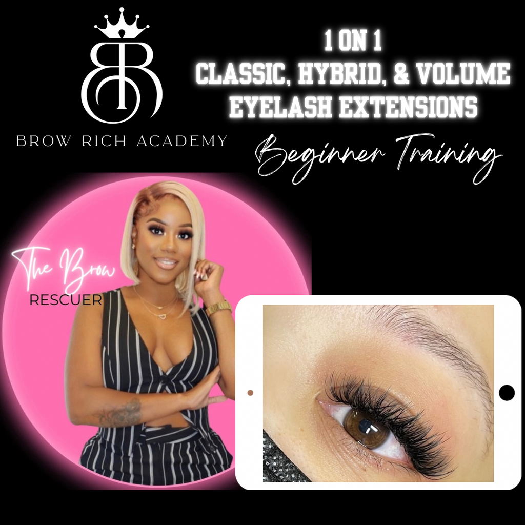 (1 ON 1) Eyelash Extensions Training - Beginners