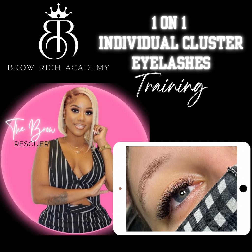 (1 ON 1) Cluster Eyelashes Training